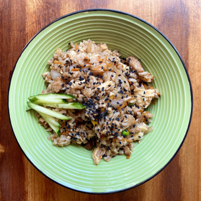 Рис со свининой